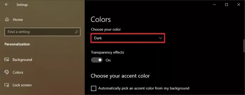 Windows 10'da Karanlık mod nasıl etkinleştirilir